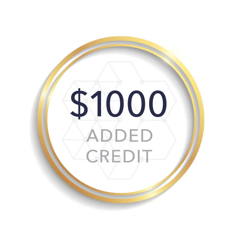 Added Credit $1000