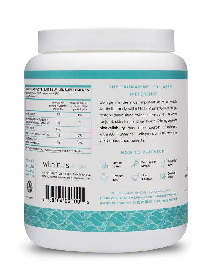 withinUs TruMarine™ Collagen - 56 Serving Jar (280g)